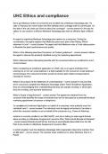UHC Ethics and compliance