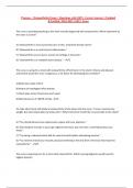 Pearson &ndash; Osteoarthritis Exam &vert; Questions with 100&percnt; Correct Answers &vert; Updated &Verified &vert; 2024-2025 &vert; 100&percnt; Score