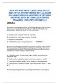 NGN ATI PEDS PROCTORED EXAM LATEST 2024 &sol; PEDS ATI PROCTORED ACTUAL EXAM ALL 56 QUESTIONS AND CORRECT DETAILED ANSWERS WITH RATIONALES &lpar;VERIFIED ANSWERS&rpar; &vert;ALREADY GRADED A&plus;&vert; Chamberlain College of Nursing &vert;