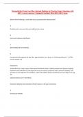 Osteoarthritis &lpar;From Case Files&colon; Internal Medicine 5e&rpar; Practice Exam &vert; Questions with 100&percnt; Correct Answers &vert; Updated &Verified &vert; 2024-2025 &vert; 100&percnt; Score