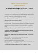 FOS Final Exam Questions And Answers