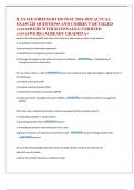 fL STATE FIREFIGHTER TEST 2024-2025 ACTUAL EXAM 220 QUESTIONS AND CORRECT DETAILED  ANSWERWERS WITH RATONALES &lpar;VERIFIED ANSWERWERS&rpar; &vert;ALREADY GRADED A&plus;  