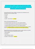 CCA MOCK EXAM 2 LATEST VERSIONS 2024 REAL EXAM QUESTIONS AND CORRECT DETAILED ANSWERS &lpar;VERIFIED ANSWERS&rpar; &vert;ALREADY GRADED A&plus;