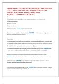 GEORGIA CLAIMS ADJUSTER LICENSING EXAM 2024-2025 &sol; GA CLAIMS ADJUSTER EXAM 130 QUESTIONS AND  CORRECT DETAILED ANSWERWERS WITH RATIONALES&vert;ALREADY GRADED A&plus; 
