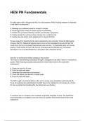 HESI PN Fundamentals Questions and Answers Updated &lpar;2026&sol;2027&rpar; &lpar;Verified Answers&rpar;
