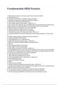 Fundamentals HESI Practice QUESTIONS AND CORRECT DETAILED ANSWERS WITH RATIONALES  2025&sol;2026 &lpar;VERIFIED ANSWERS&rpar; &vert;ALREADY GRADED A&plus;