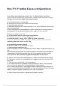 HESI LPN&sol;PN FUNDAMENTALS Questions and Answers &lpar;2026&sol;2027&rpar; complete bundle