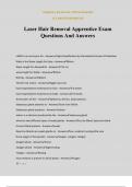 Laser Hair Removal Apprentice Exam Questions And Answers