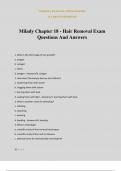 Hair Removal Bundled Exam 100&percnt; Verified&period;