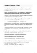 Biotech Chapter 1 Test