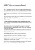 HESI PN Comprehensive Exam 3 QUESTIONS AND CORRECT DETAILED ANSWERS WITH RATIONALES  2025&sol;2026 &lpar;VERIFIED ANSWERS&rpar; &vert;ALREADY GRADED A&plus;