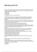 Med-Surg Hesi PN &lpar;2026 &sol; 2027&rpar; Questions and Verified Answers