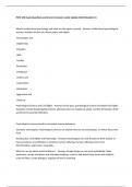 PSYC 354 Exam Questions and Correct Answers Latest Update 2024 &lpar;Graded A&plus;&rpar;