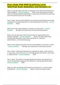 Penn State PGA PGM Qualifying Level Test&sol;Final Exam Questions and Answers A&plus;