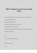 MBI 131 Miami University Exam 2 Study Guide
