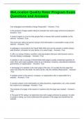 WeLocalize Quality Rater Program Exam Questions and Answers