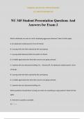 NU 345 Exam Package Deal 100&percnt; Verified&period;