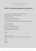 NNCC Ccht Practice Questions And Answers