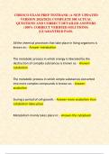 CIDESCO EXAM PREP TESTBANK &lpar;A NEW UPDATED VERSION 2024&sol;2025&rpar; COMPLETE 500 ACTUAL QUESTIONS AND CORRECT DETAILED ANSWERS &lpar;100&percnt; CORRECT VERIFIED SOLUTIONS&rpar; &vert;GUARANTEED PASS&period;