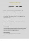 NUR230 Test 1 Study Guide&period;
