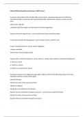 Clinical Midterm Questions and Answers 100&percnt; Correct