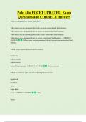 PCCET Bundled Exam Questions and CORRECT Answers