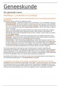 Samenvatting voor de kennistoets -> module 1&semi; De gezonde start