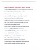  MBA 504 Exam 266 Questions with Verified Answers&comma;100&percnt; CORRECT