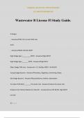 Wastewater B License Fl Study Guide&period;