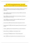 ETS MFT EXAMS BUNDLE WTH Q&As&comma; LATEST UPDATE 2025