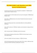 FOS 3042 EXAM 3 with Questions and 100&percnt; Correct Verified Answers