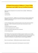 ISYE6644 &lpar;Simulation&rpar; Midterm 1 Exam Study Questions and 100&percnt; Correct Verified Answers