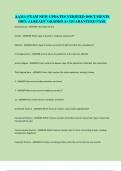 AAMA EXAM NEW UPDATES VERIFIED DOCUMENTS 100&percnt; ALREADY GRADED A&plus; GUARANTEED PASS&period;