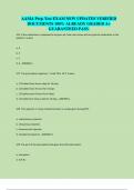 AAMA Prep Test EXAM NEW UPDATES VERIFIED DOCUMENTS 100&percnt; ALREADY GRADED A&plus; GUARANTEED PASS&period;
