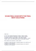 EC248 FINAL EXAM WITH THE FINAL MOST SOLUTIONS