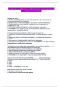 2024 Firefighter 2 Final Exam Prep Questions and Answers  &lpar;2023&rpar; &lpar;Verified Answers&rpar; Divisions of labor&period;&period;&period; A&period; Outlines how things are to be done and usually how far a person can go  without requesting further guidance B&period; Relates to the number of people one