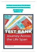 Test Bank&colon; Journey Across The Life Span&colon; Human Development and Health Promotion&comma;  6th Edition Polan  Chapters 1 - 14