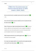 TFM12 TEST EXAM QUESTIONS AND VERIFIED ANSWERS&vert; GRADE A&vert; 100&percnt; CORRECT &lpar;2024&sol; 2025&rpar;