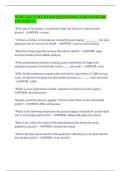 NCSF ALL UNIT EXAM QUESTIONS AND ANSWERS  GRADED A&plus; 