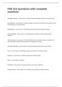 FSE 214 questions with complete solutions