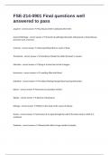 FSE-214-0901 Final questions well answered to pass