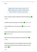 ABRET EEG TEST FINAL EXAM  &lpar;NEW 2024&sol; 2025 UPDATE&rpar; QS & AS&vert; GRADE A&vert; 100&percnt; CORRECT &lpar;VERIFIED ANSWERS&rpar;