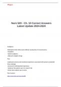 Nurs 520 - Ch&period; 10 Correct Answers Latest Update 2024-2024