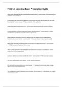 FSE 214&colon; Licensing Exam Preparation Guide