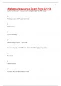 Alabama Insurance Exam Prep CH 13