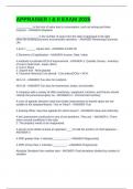 APPRAISER I & II EXAM 2025