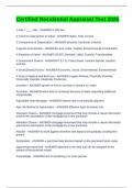 Certified Residential Appraisal Test 2025