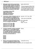 Tmc Exam questions and answers 2025