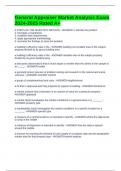 General Appraiser Market Analysis Exam 2024-2025 Rated A&plus;