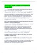 Section 4 Real Estate Appraisals in Texas 2025 